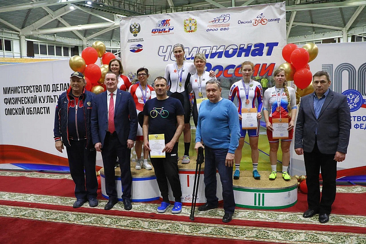 Определены победители и призеры чемпионата России по велоспорту-тандем спорта слепых