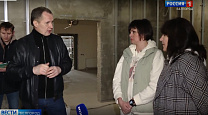 Губернатор Белгородской области В.В. Гладков проинспектировал строительство Центра адаптивного спорта и физической культуры