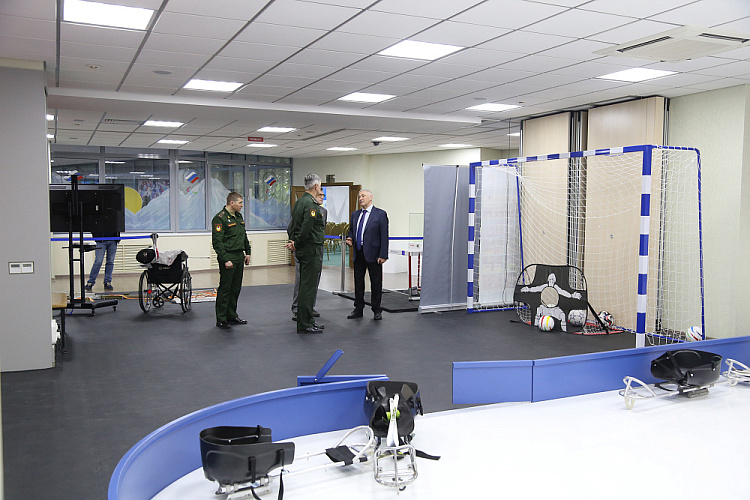 П.А. Рожков в офисе ПКР провел рабочую встречу с начальником Центрального спортивного клуба Армии, полковником А.В. Громовым