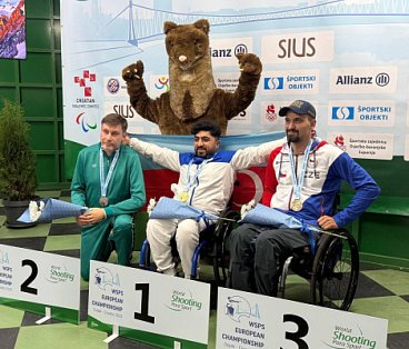1 серебряную и 2 бронзовые медали завоевали российские спортсмены на чемпионате Европы по пулевой стрельбе в Хорватии