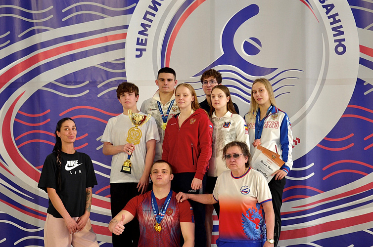 Ростовская область - победитель в общекомандном зачете на чемпионате России по плаванию спорта слепых