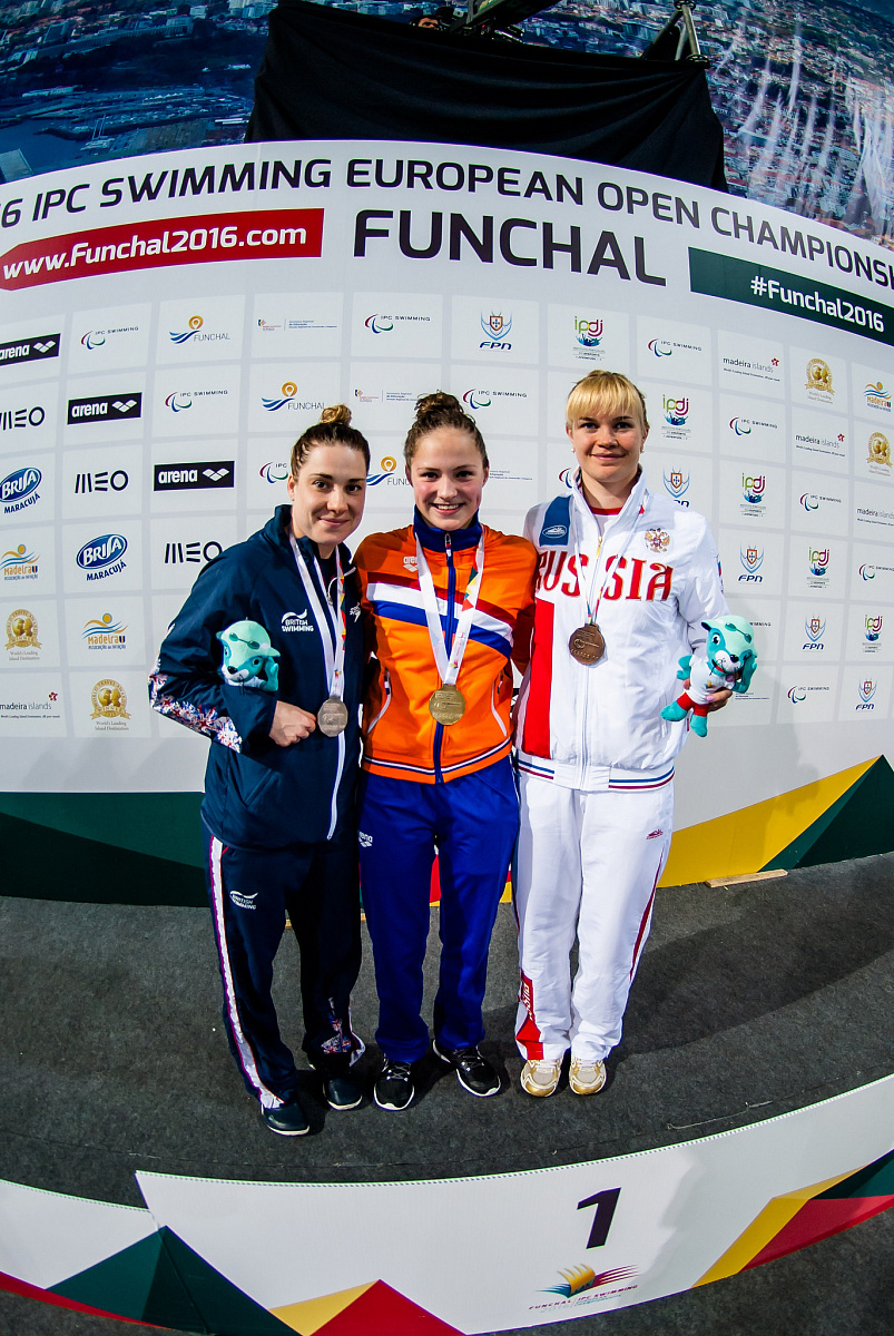 Россияне выиграли 30 золотых медалей, 30 серебряных и 25 бронзовых на чемпионате Европы по плаванию спорта лиц с ПОДА, нарушением зрения и ИН в Португалии 