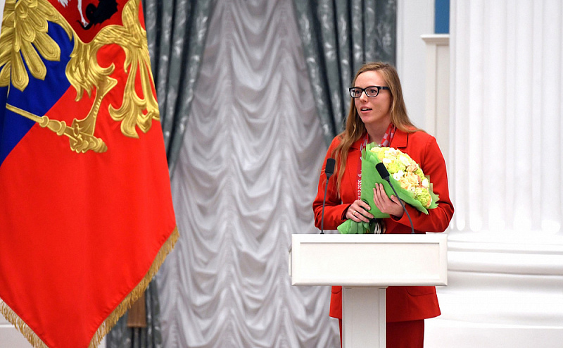 Президент РФ В.В. Путин вручил государственные награды победителям ХVI Паралимпийских летних игр в Токио