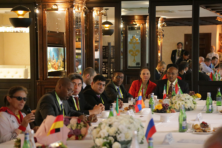 В Сочи в рамках Летних Игр Паралимпийцев «Мы вместе. Спорт» состоялась встреча И.Е. Левитина с представителями зарубежных команд