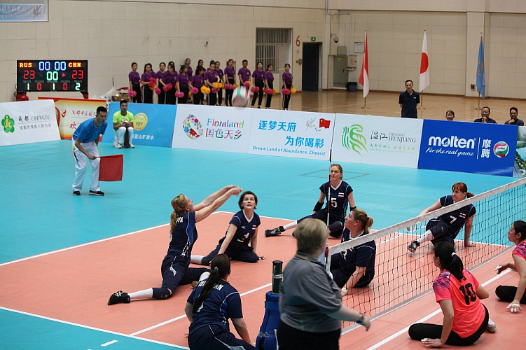 Женская сборная команда России по волейболу сидя стала серебряным призером международного турнира World Super 6 в Китае