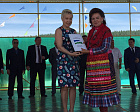 Р.А. Баталова в селе Мишкино (Республика Башкортостан) приняла участие в церемонии открытия Центра паралимпийского спорта