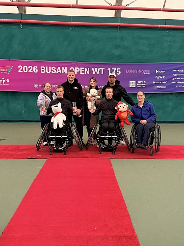 Российские паралимпийцы завоевали две золотые медали на международных соревнованиях по теннису на колясках в Южной Корее