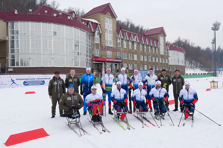 В Уфе проходит учебно-тренировочный сбор ветеранов СВО по лыжным гонкам и биатлону спорта лиц с ПОДА