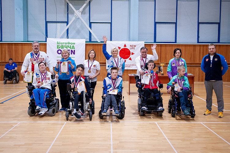 Определены победители и призеры Кубка России по бочча 