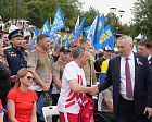 Участники совместного сбора ветеранов СВО и Паралимпийской сборной по пулевой стрельбе в Новосибирске приняли участие в торжественных мероприятиях, посвящённых празднованию Дня России