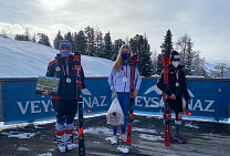 1 золотую и 4 серебряные медали завоевала сборная команда России на первом этапе Кубка мира по горнолыжному спорту МПК
