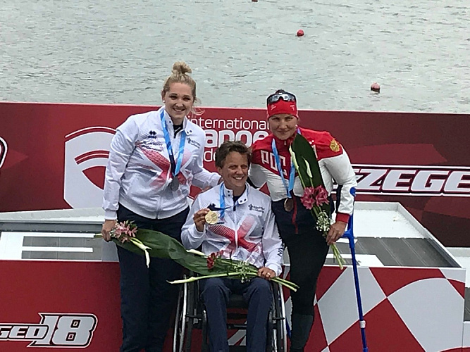 1 золотую и 1 бронзовую медали завоевали российские спортсменки на 1 этапе Кубка мира по гребле на байдарках и каноэ спорта лиц с ПОДА в Венгрии