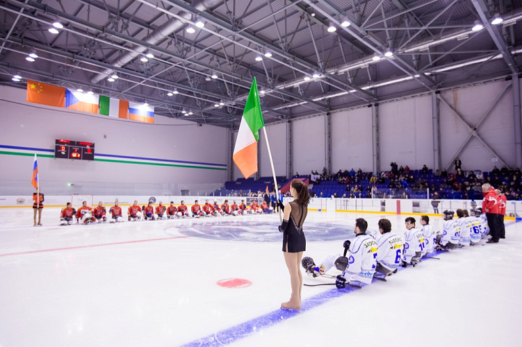 Р.А. Баталова, Л.Н. Селезнев приняли участие в церемонии открытия Традиционного международного турнира – Кубок континента по хоккею-следж