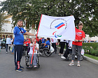 Президент ПКР П.А. Рожков и спортсмены-паралимпийцы приняли участие в масштабном спортивном шествии на ВДНХ