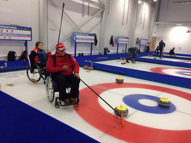 Сборная команда России по керлингу на колясках примет участие в международных соревнованиях в шотландском городе Стирлинг