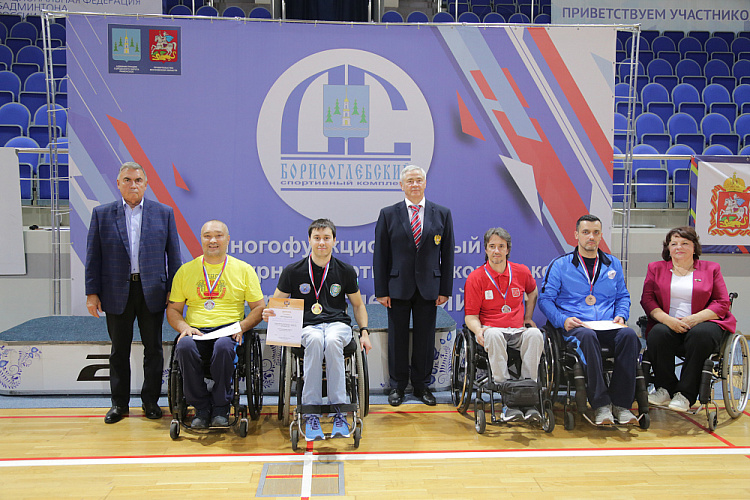 П.А. Рожков в г. Раменском принял участие в просмотре соревнований и церемонии награждения победителей и призеров Всероссийских соревнований по парабадминтону