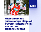 ТАСС: Определились знаменосцы сборной России на церемонии открытия Паралимпиады