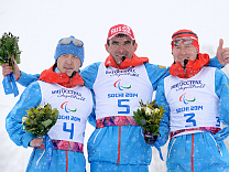 Российские лыжники завоевали золотую, серебряную и бронзовую медали в соревнованиях  по  лыжным гонкам  на дистанции 1 км свободным стилем