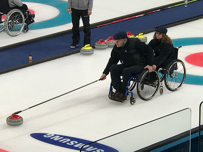 Паралимпиада-2018. Итоги 2 дня соревнований. Российская команда по керлингу на колясках обыграла сборную команду Финляндии в матче четвертого круга Паралимпийских игр