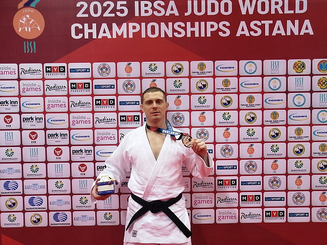 Российские спортсмены заняли второе общекомандное место на чемпионате мира по дзюдо Международной федерации спорта слепых в Казахстане