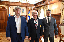 Президент ПКР П.А. Рожков прибыл в Бурятию