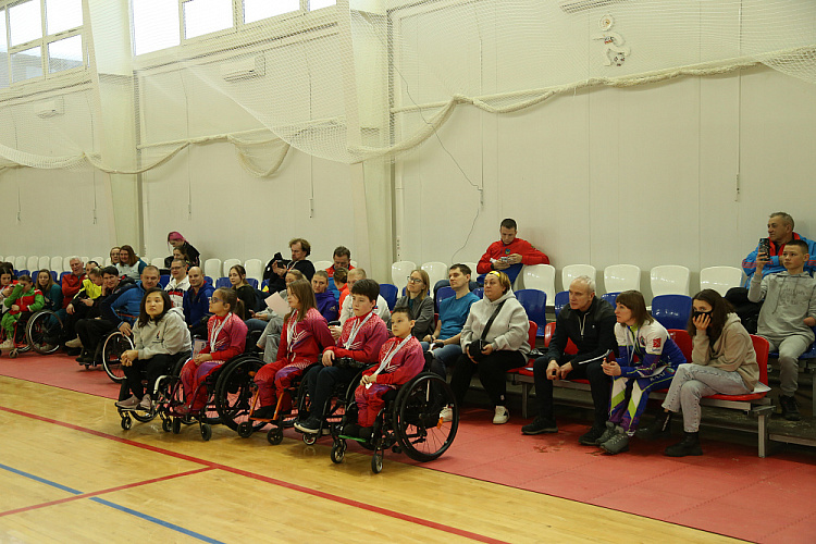 П.А. Рожков в Пересвете принял участие в церемониях открытия и награждения, а также просмотре Кубка России и Всероссийских детско-юношеских соревнований по лыжным гонкам и биатлону спорта лиц с ПОДА