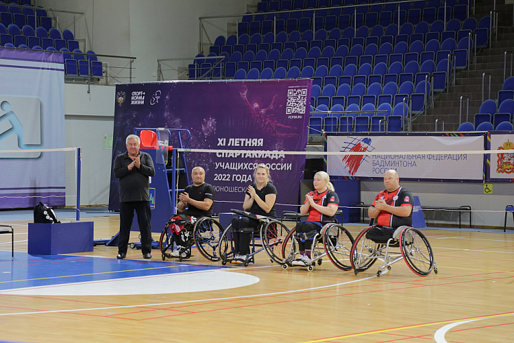 П.А. Рожков в г. Раменском принял участие в просмотре соревнований и церемонии награждения победителей и призеров Всероссийских соревнований по парабадминтону