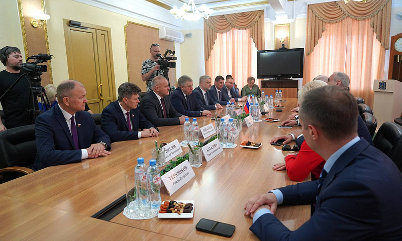 Президент ПКР П.А. Рожков принял участие в рабочая встрече Губернатора Брянской области А.В. Богомаза с членами Комитета Государственной Думы по физической культуре и спорту