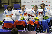 В пятый соревновательный день чемпионата мира по фехтованию на колясках в г. Будапеште (Венгрия)  россияне  завоевали  2 "серебра"  в командных соревнованиях