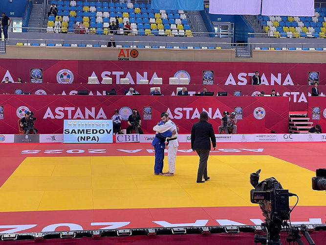 Российские спортсмены заняли второе общекомандное место на чемпионате мира по дзюдо Международной федерации спорта слепых в Казахстане